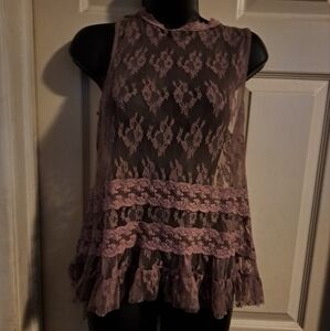 Eyeshadow sheer tank top size medium 5/$25